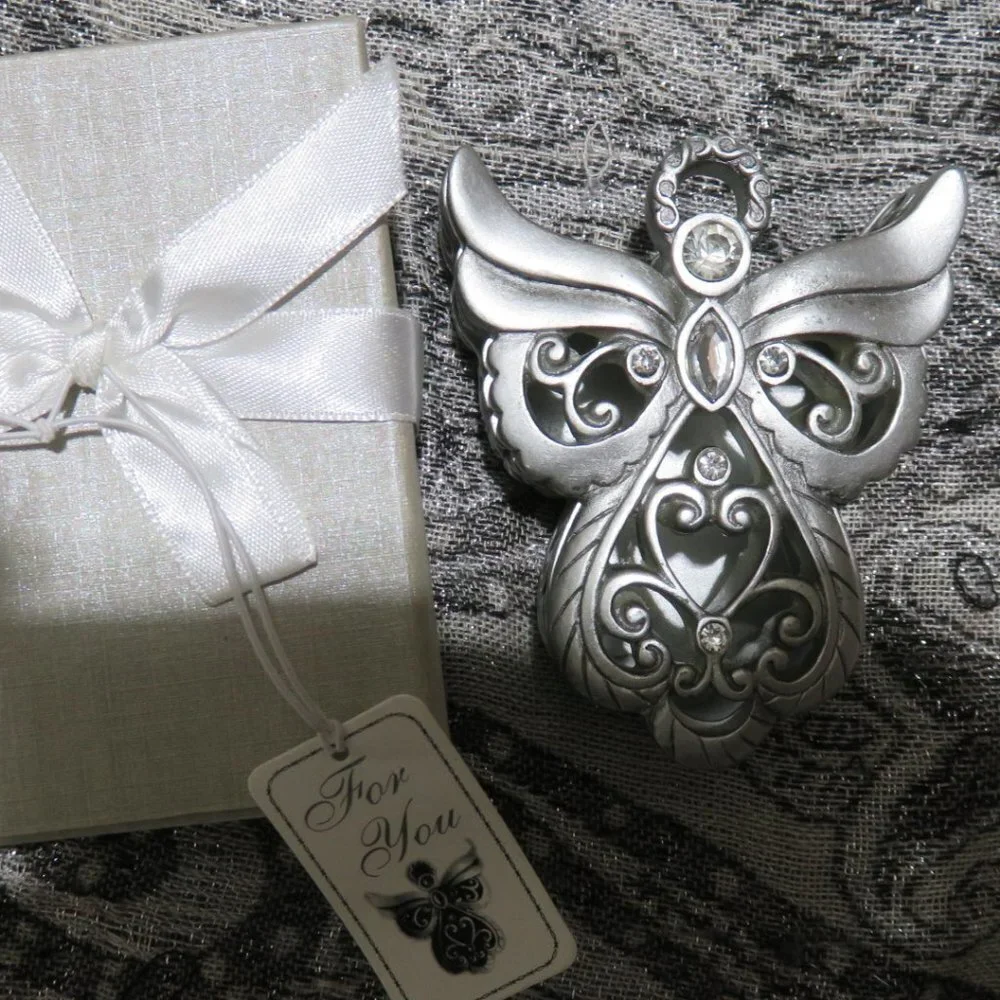 BOGO Wrapped Silver Owl trinket jewelry box great hassle free present